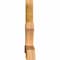 Ekena Millwork Davenport Rough Sawn Timber Gable Bracket, Western Red Cedar, 84"W x 45"H x 6"D x 6"F, 13/12 Pitch GBW084X45X0606DAV00RWR - alternate 4
